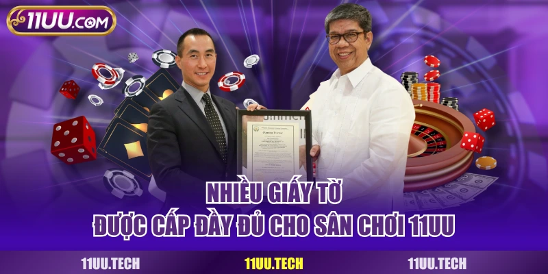 Giấy phép hoạt động đầy đủ từ tổ chức PAGCOR